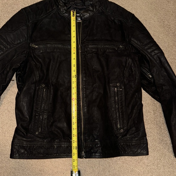 Harley Davidson Thornton Buffed Leather Jacket Size XL - Picture 10 of 13
